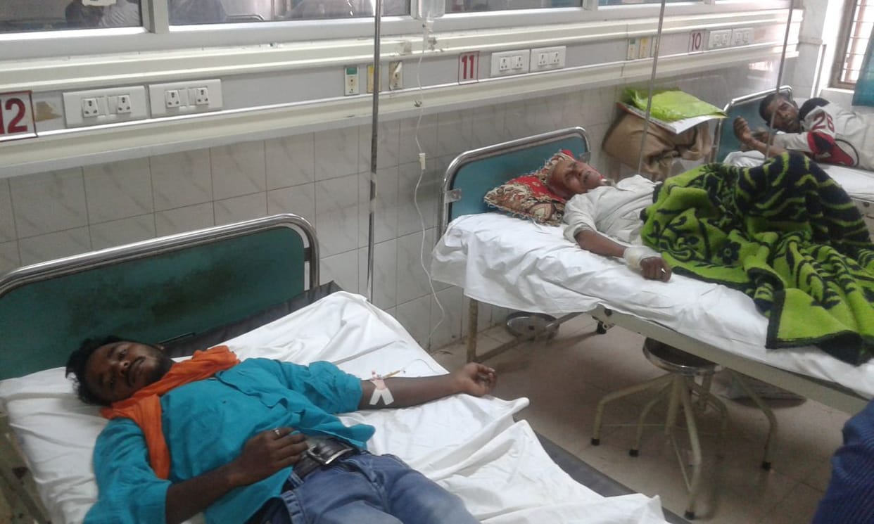 Six patients of high fever hospitalized