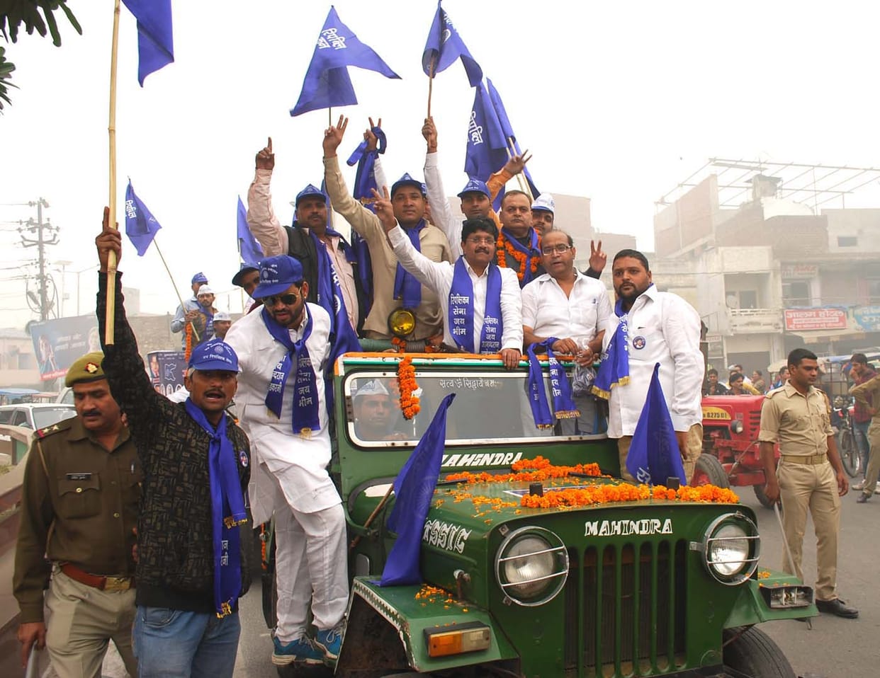 Pulled by the grandson of Babasaheb roadshow