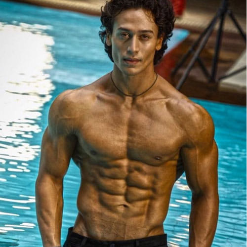 tiger shroff is busy doing his photoshoot