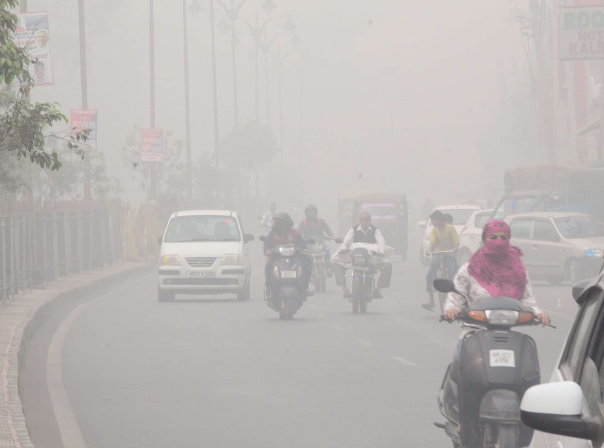 reason behind delhi smog