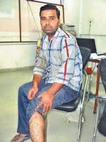 Street vendors driver to assault a police water service charges imposed on employees, Kurukshetra