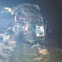 accident, two turck, one die, three injured,  kaithal