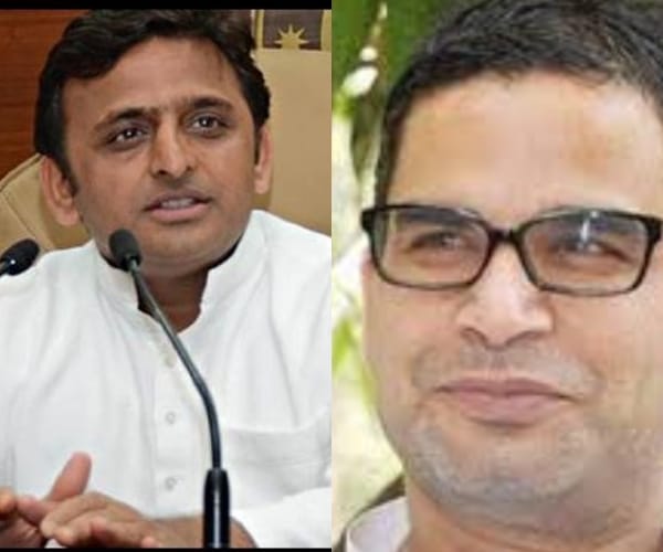 Akhilesh yadav and PK meet for grand alliance in uttar pradesh.
