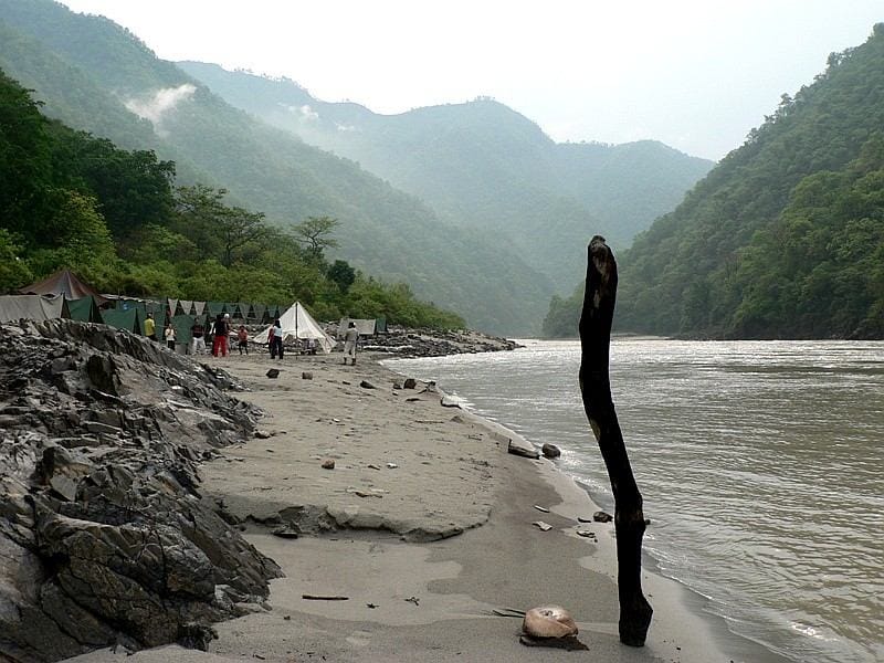 beach as like as goa in rishikesh