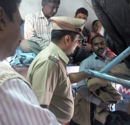 blast in bag in sachkhand express on ambala railway station, two people injured