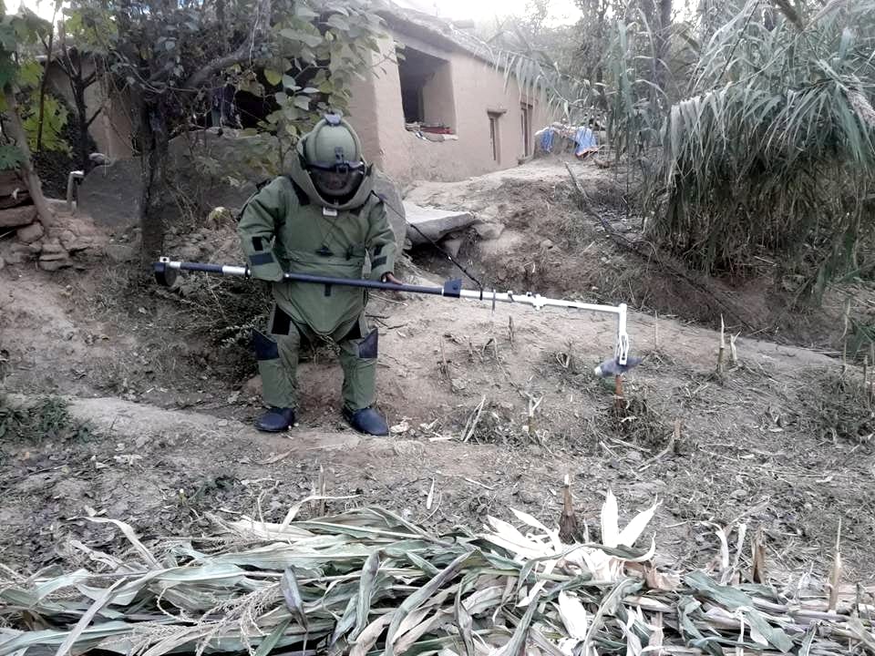 60 mortar shells annihilated