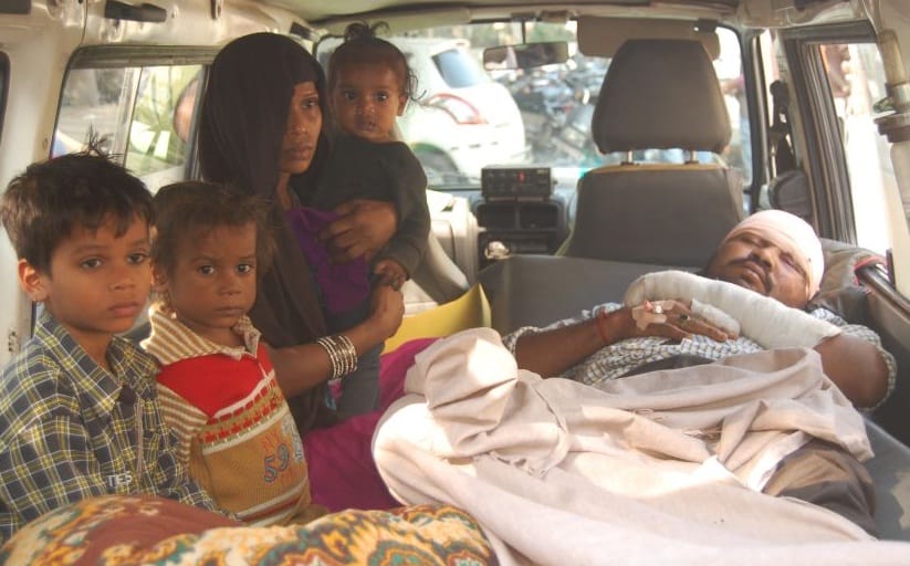 Ambulances rushed the injured to the SSP 