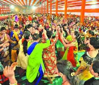 devotee descended in God Ghanshyam,s birthday