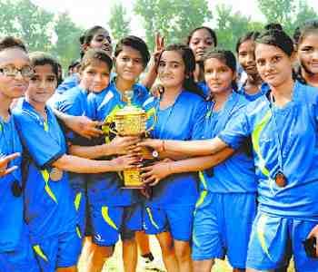 Agra team champion in kho kho