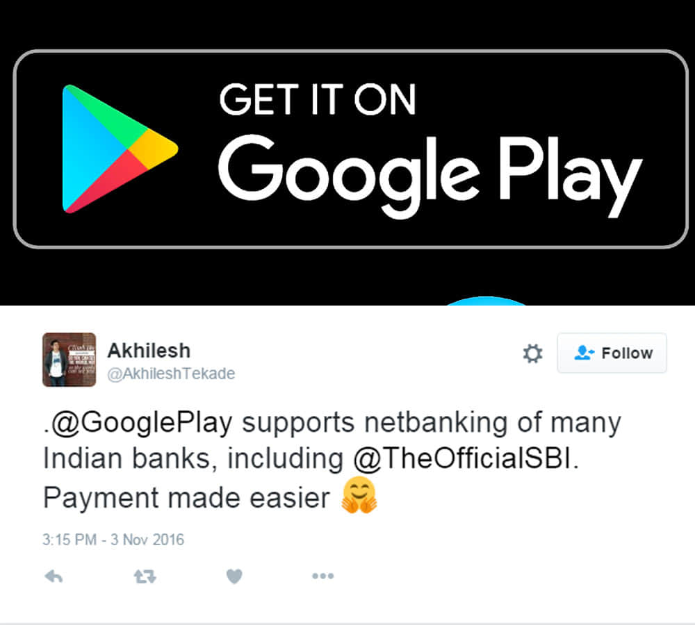 google play store gets netbanking payment option in india