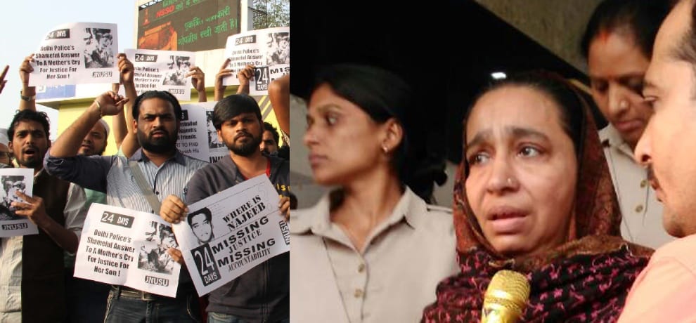 dcw sends notice to police commissioner for manhandling jnu student najeeb's mother