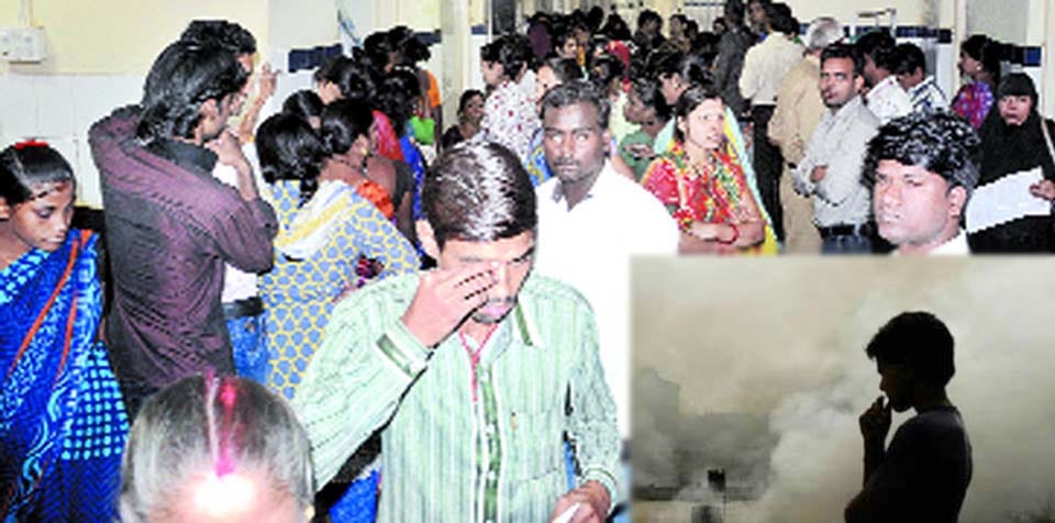  air pollution disturbing to chest patients