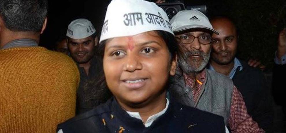 rape allegations against aap mla rakhi bidlan father
