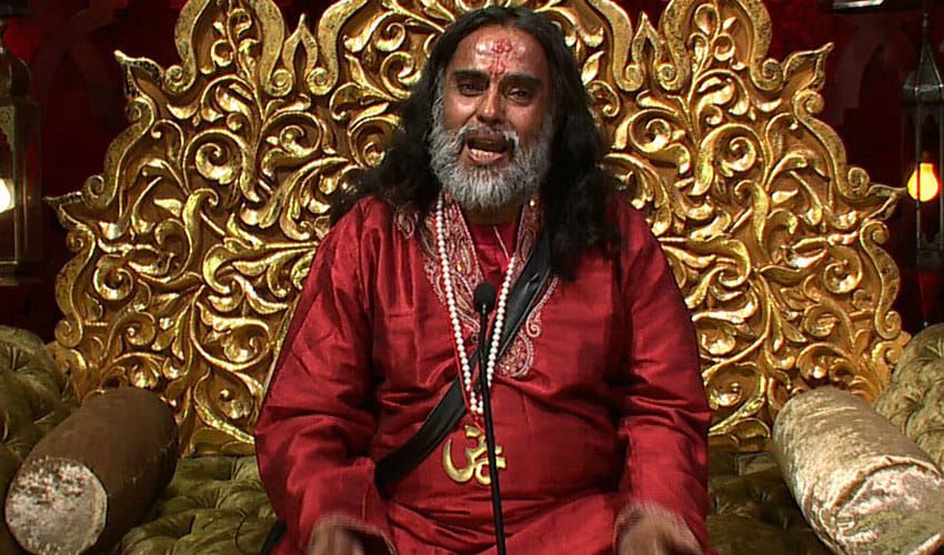 monlisa's belly dance make swami ji angry