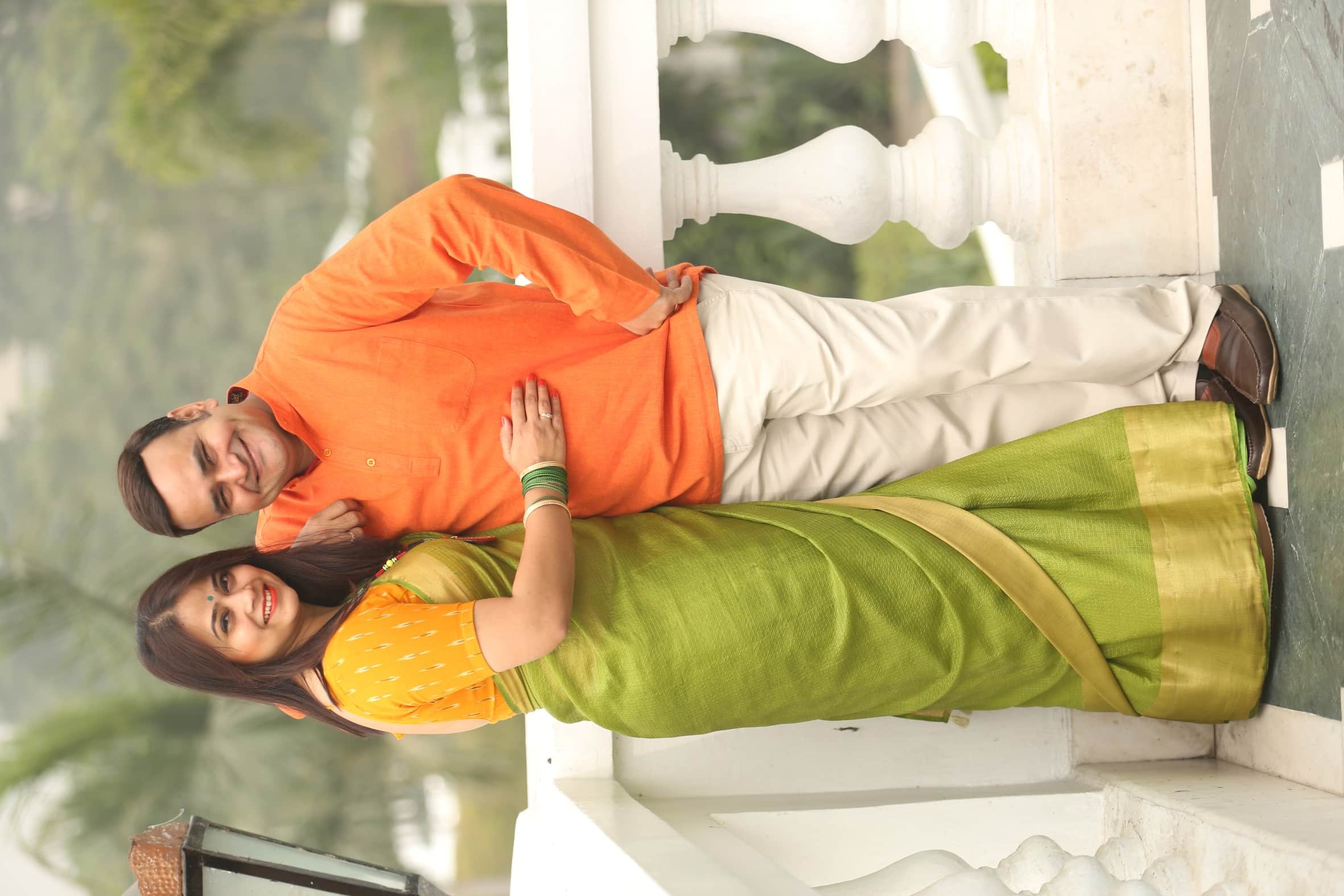 tv artist satish sharma and pranoti in lucknow