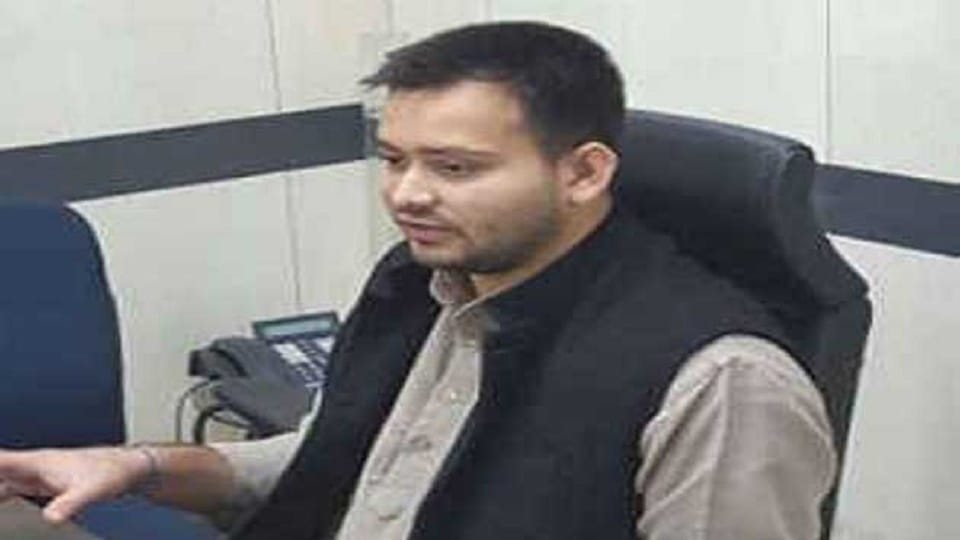 tejaswi yadav said RSS is trying to impose their own agenda on children