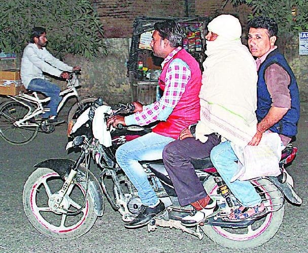 Traffic month of police closed the on paper
