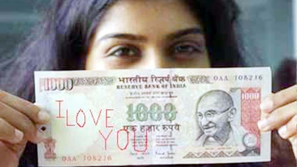 note 500 and 1000 indian currency not in use