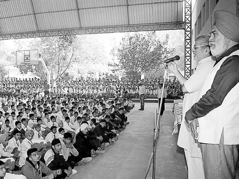 Malteepprs school, Dr. MP. Dharamvira Gandhi, inaugurated the indoor basketball arena, Patiala