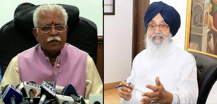 punjab cm badal and haryana cm khattar reaction on currency ban