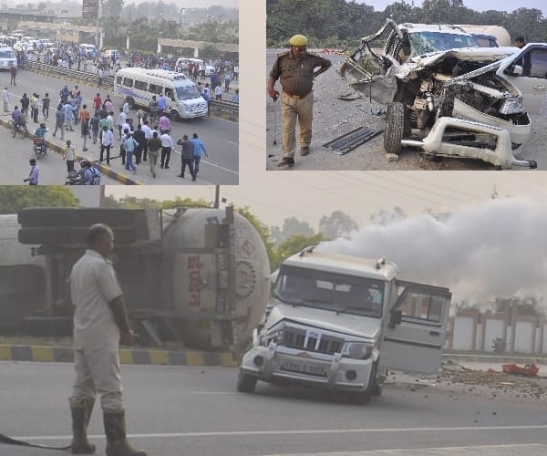 Dumper collision death of the young man, the driver fled