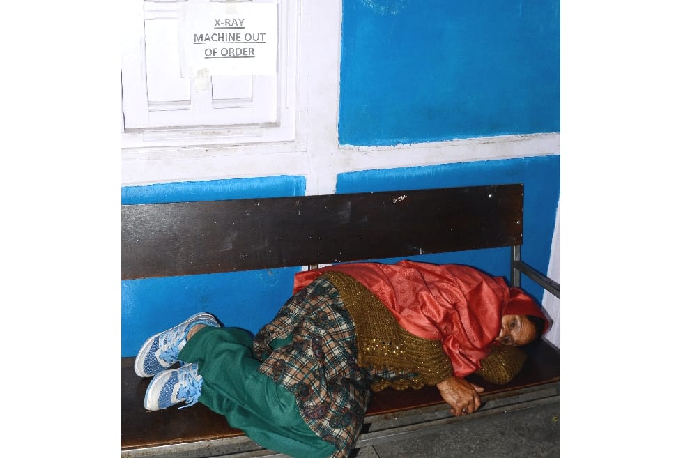 X-ray Machine is out of order at DDU Shimla.