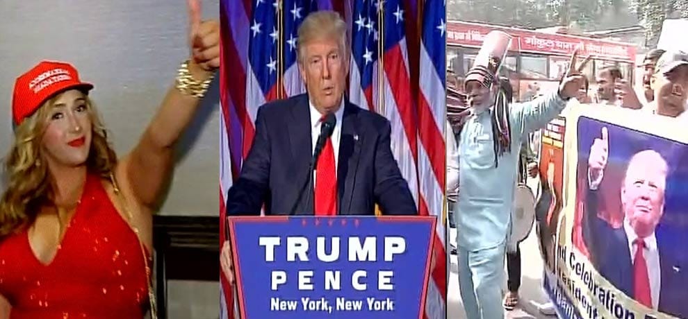 Donald Trump blames media for 'unfair' protests against election victory
