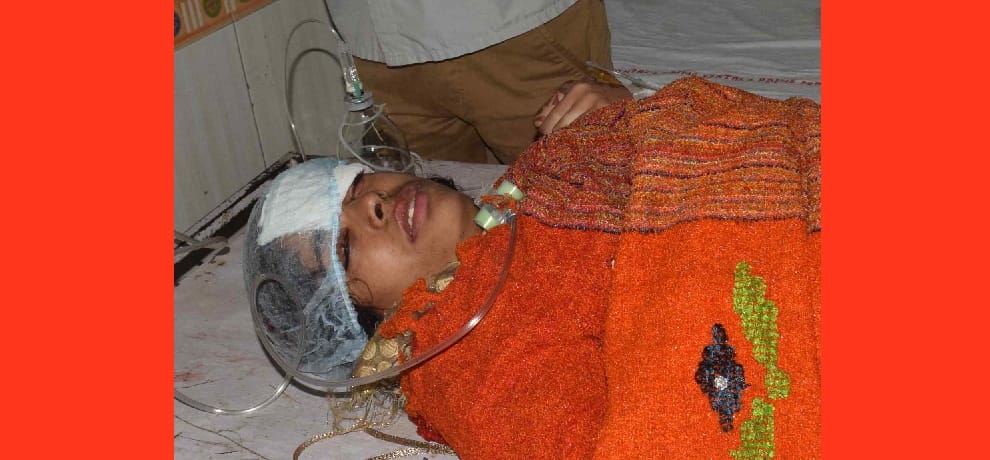 four injured in road accident in maliyo ponta sahib