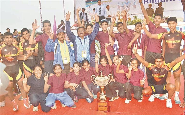 Road Cycling Champion overall in Karnataka