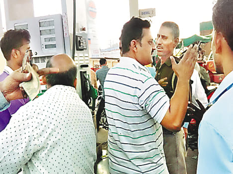 Petrol pumps also been prating