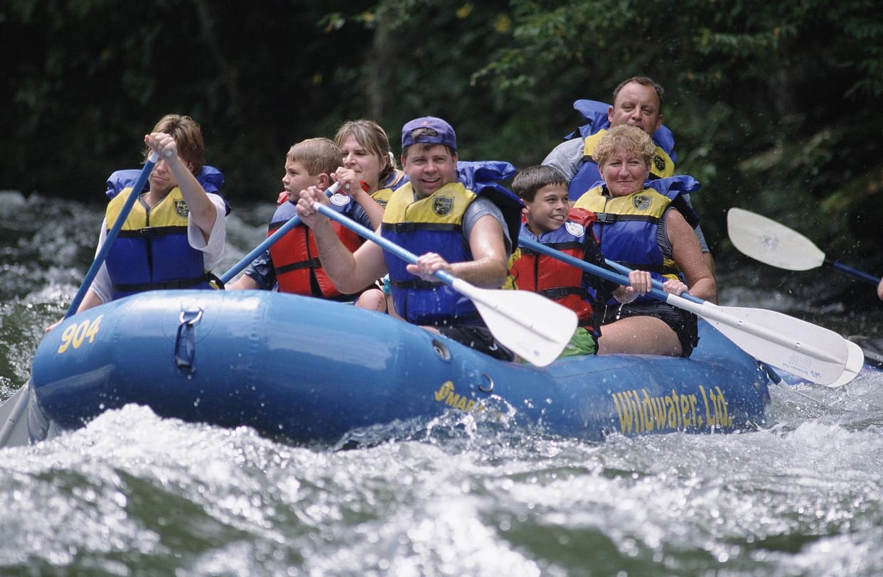 River rafting training