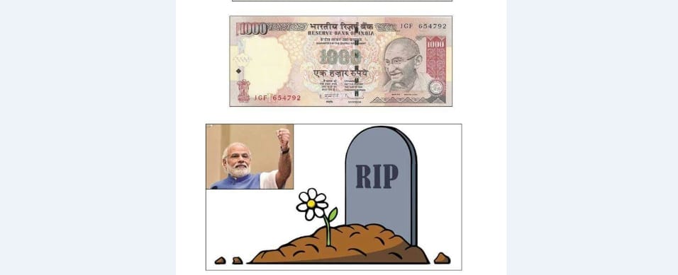 Jokes on Social Media After Ban on 500 and 1000 Currency notes.
