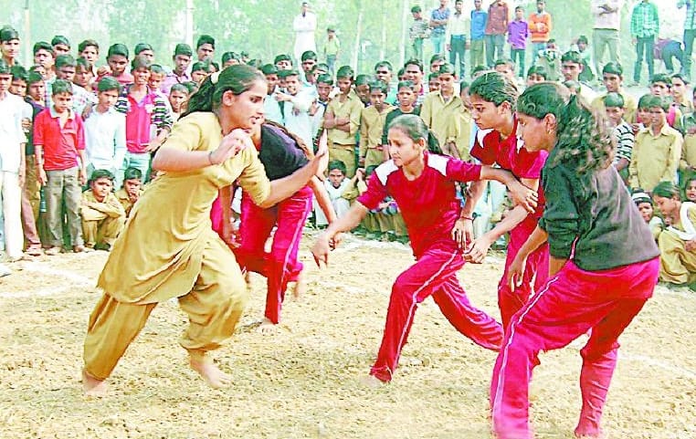 Rajd school topper in kabaddi