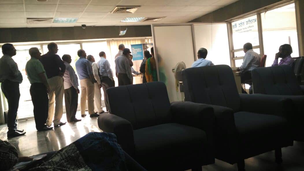 lucknow sbi hazartganj branch started atm