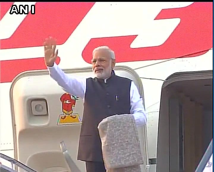  Prime Minister Narendra Modi departs for Japan
