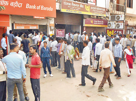 The uproar is over money in banks, customers