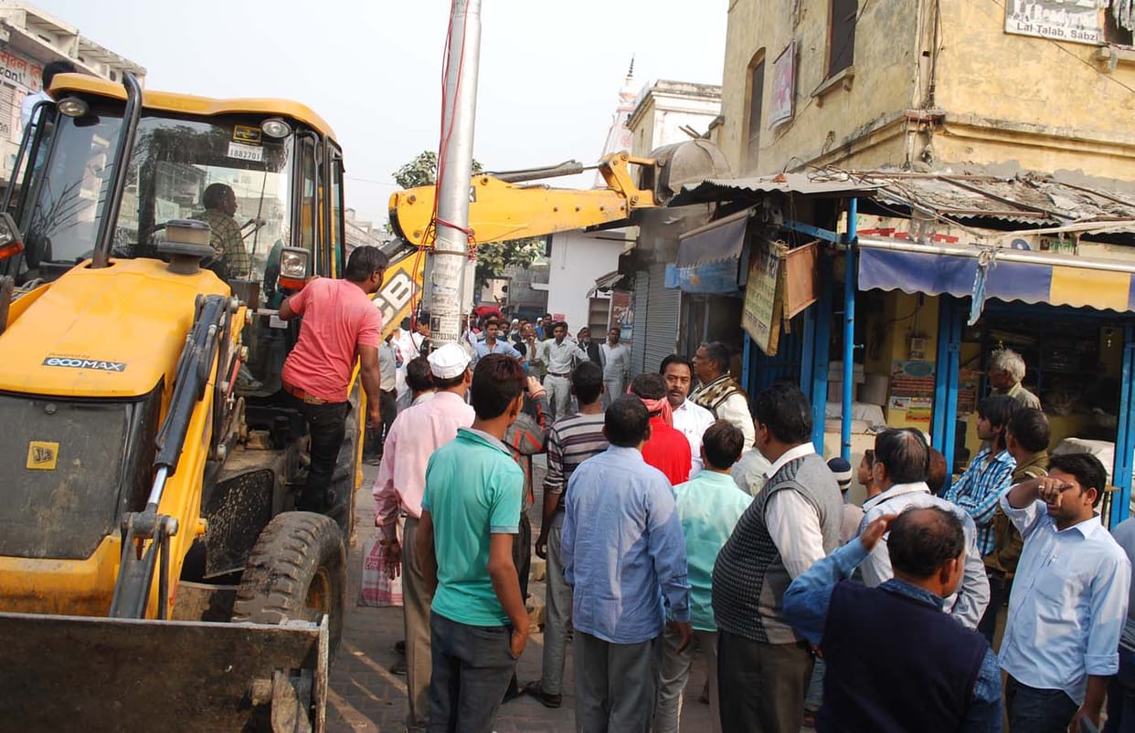 Then run the campaign to remove encroachments
