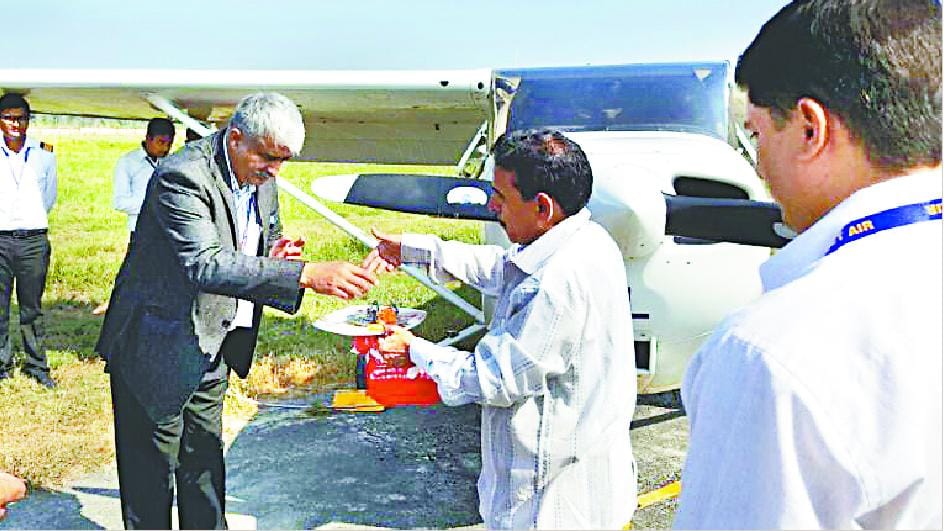 Global Connect pilot training began at the Pantnagar Airport