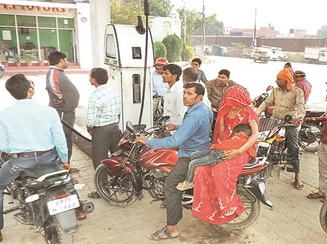 Three-fold jump in sales of diesel and gasoline