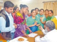 angry, yashoda worker, hungama, minister vij,
