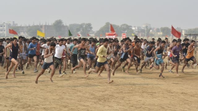 393 completed the race for military