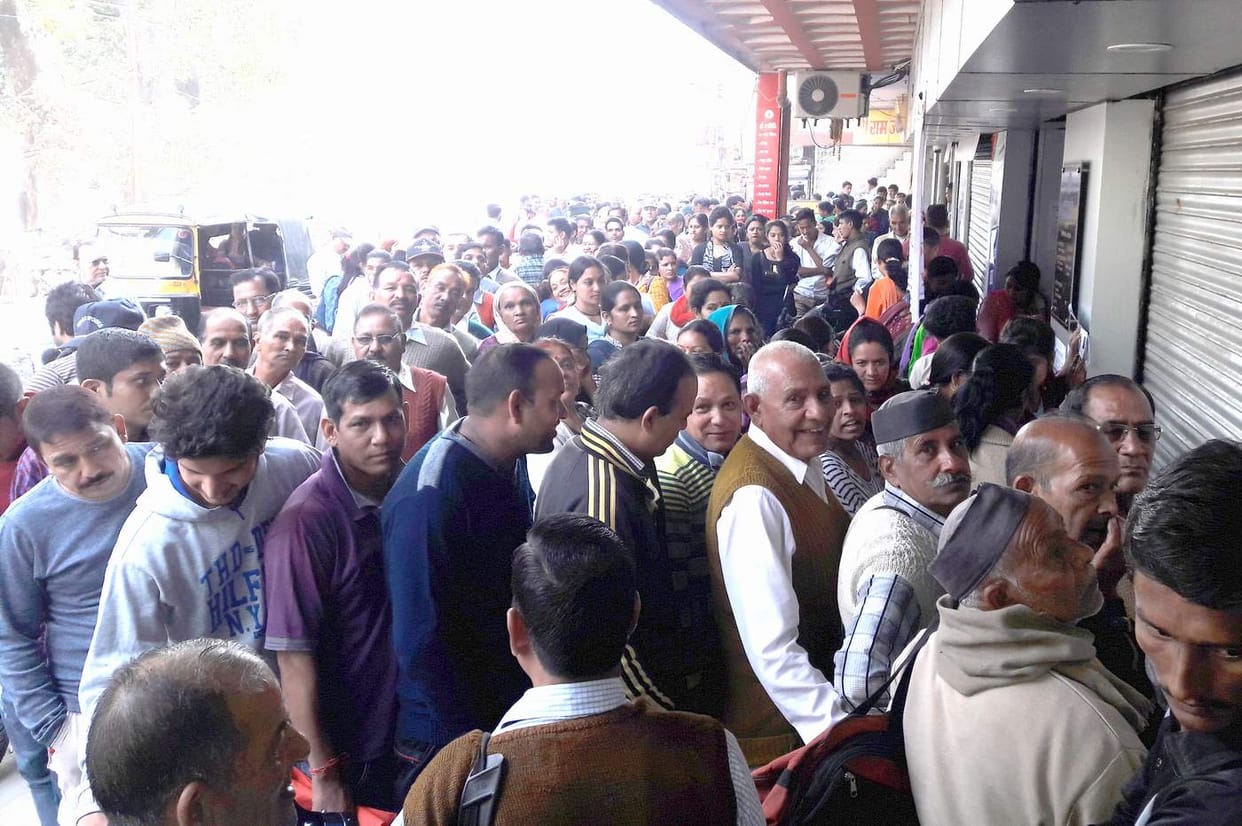No open ATMs, cash in banks is over.