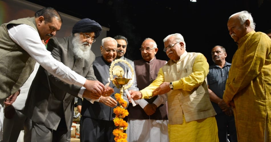 Chhattisgarh Governor Balram ji Dass Tandon 90th birthday celebrated in chandigarh