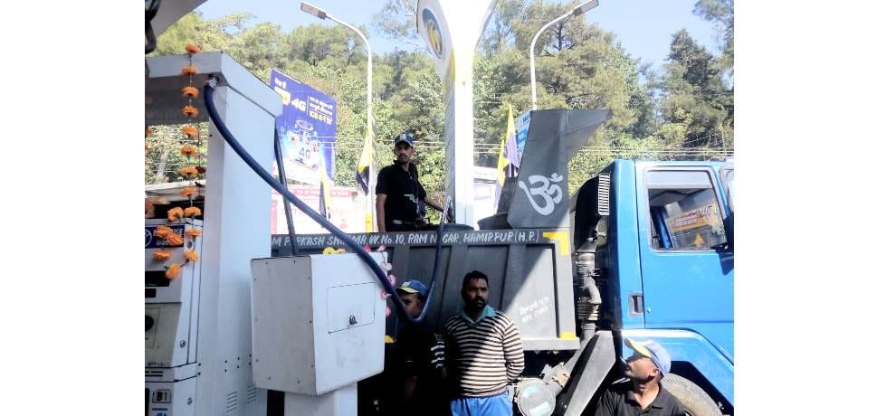 To change black money to white money people filled huge amount of diesel in drums