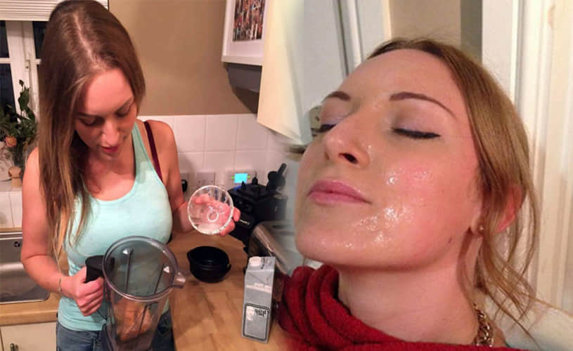 woman beats the flu by drinking sperm smoothies
