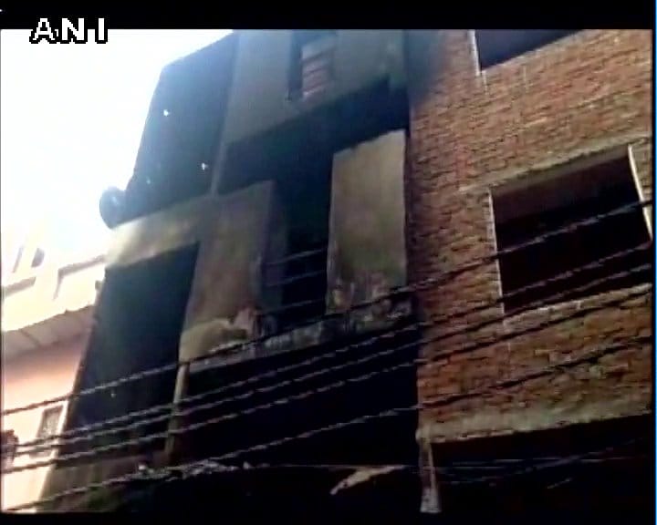 Uttar Pradesh 10 dead after fire broke out in a garment factory in Sahibabad