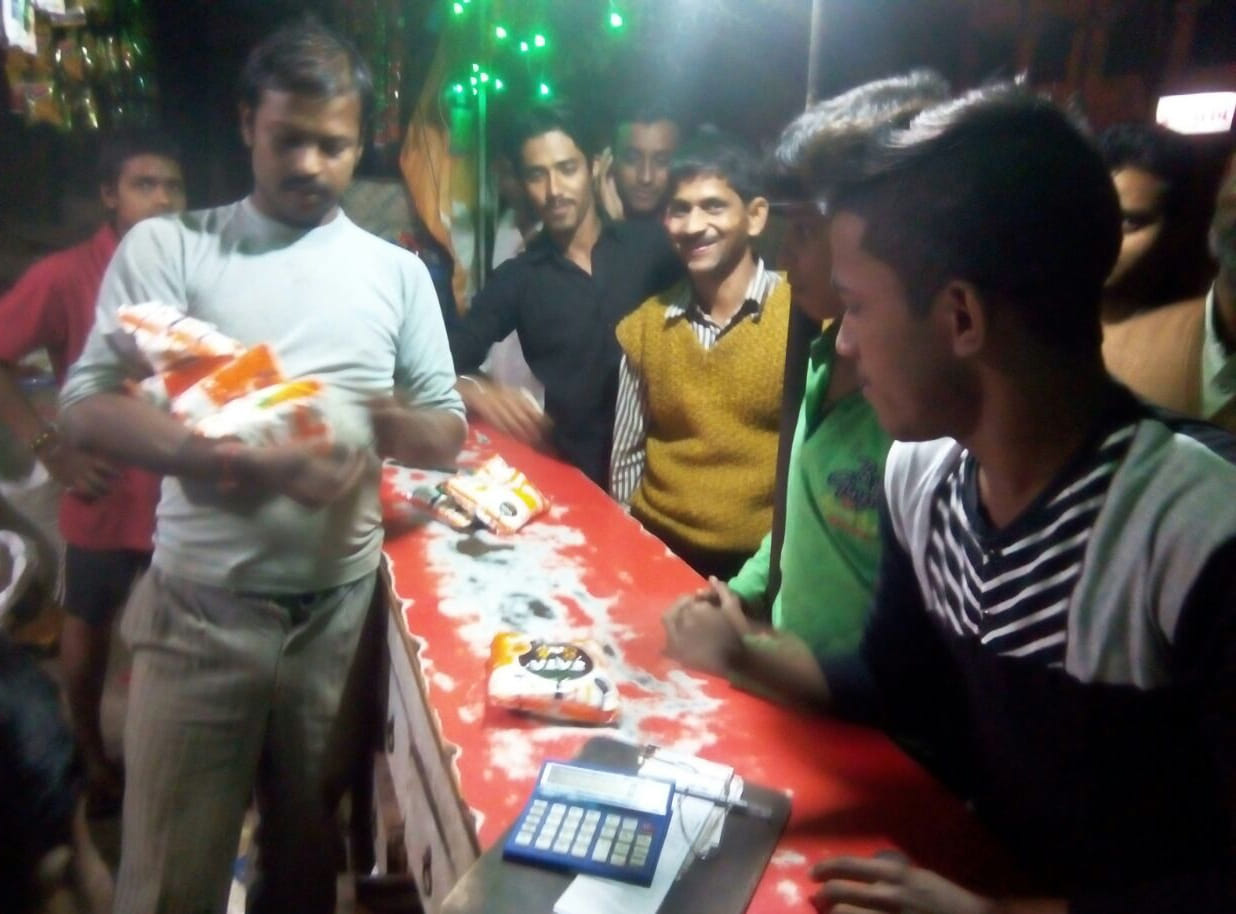 Mercury gained from the evening in the township of Salt 