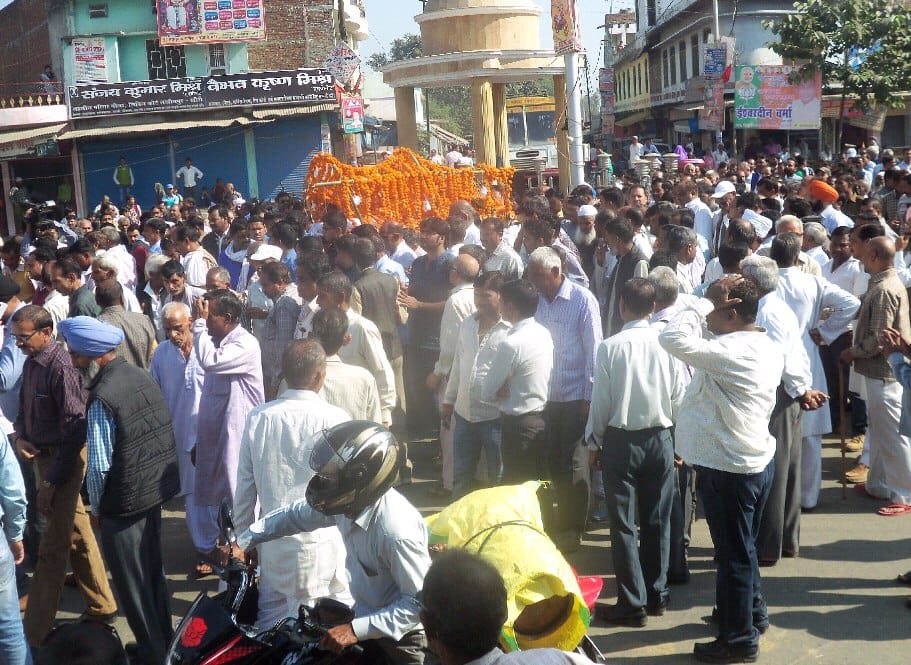 Former MP's funeral masses aroused was