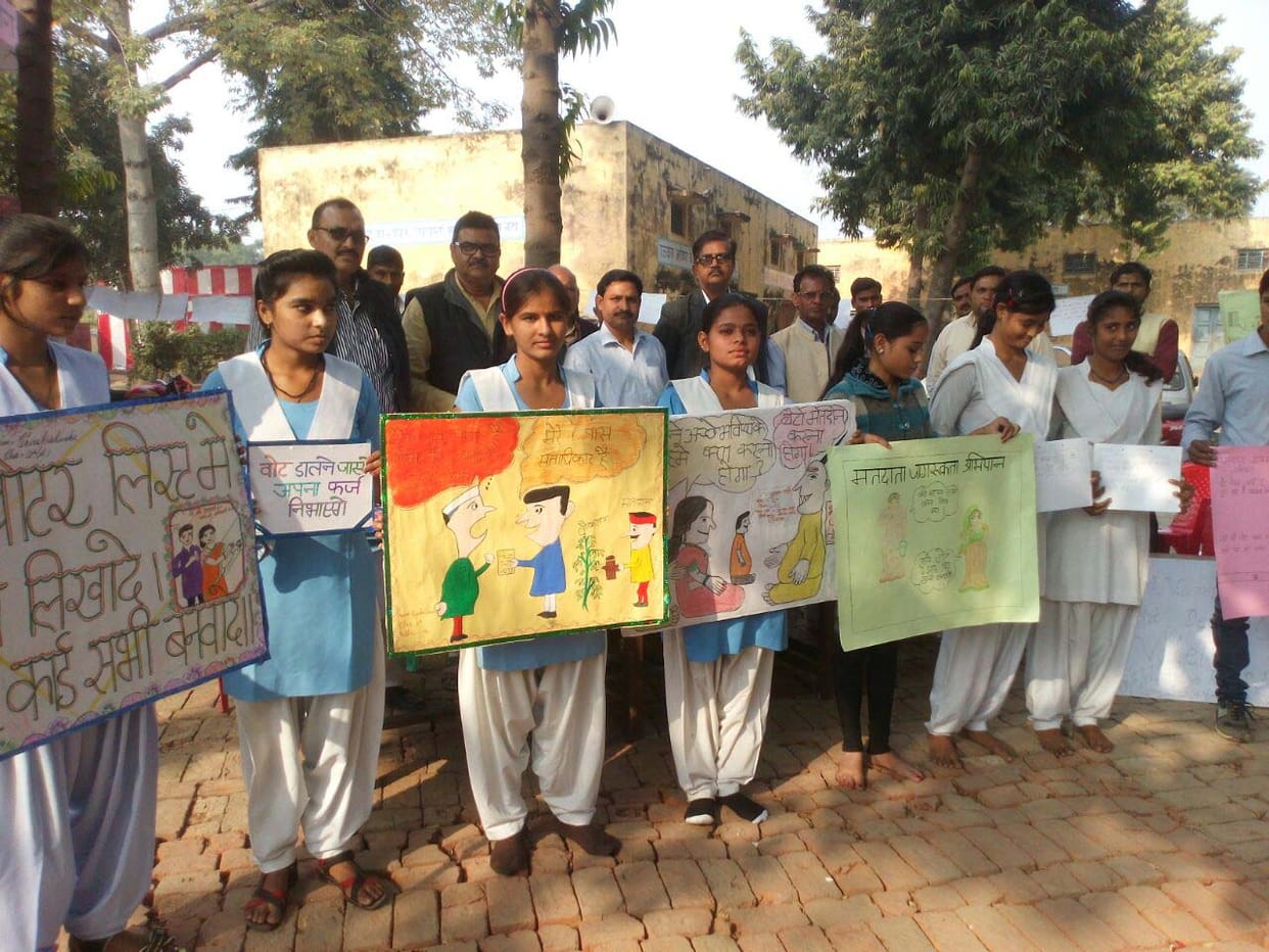 Youth involved in voter awareness