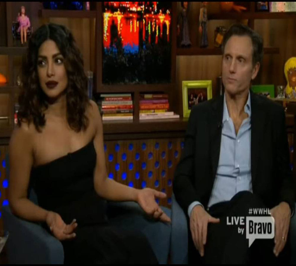 priyanka chopra blushes at her old video on this chat show!